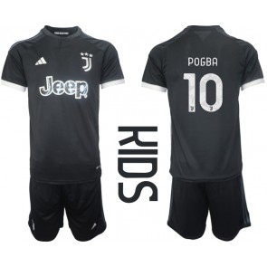 Juventus Paul Pogba #10 Rezervni Dres za Dječji 2023-24 Kratak Rukavima (+ kratke hlače)